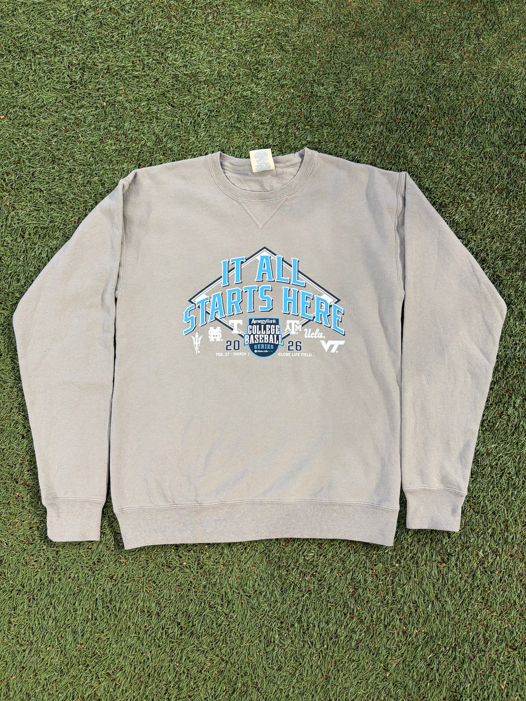 Amegy Bank College Baseball Series Weekend 3 Crewneck
