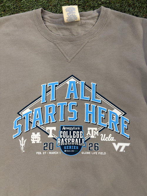 Amegy Bank College Baseball Series Weekend 3 Crewneck