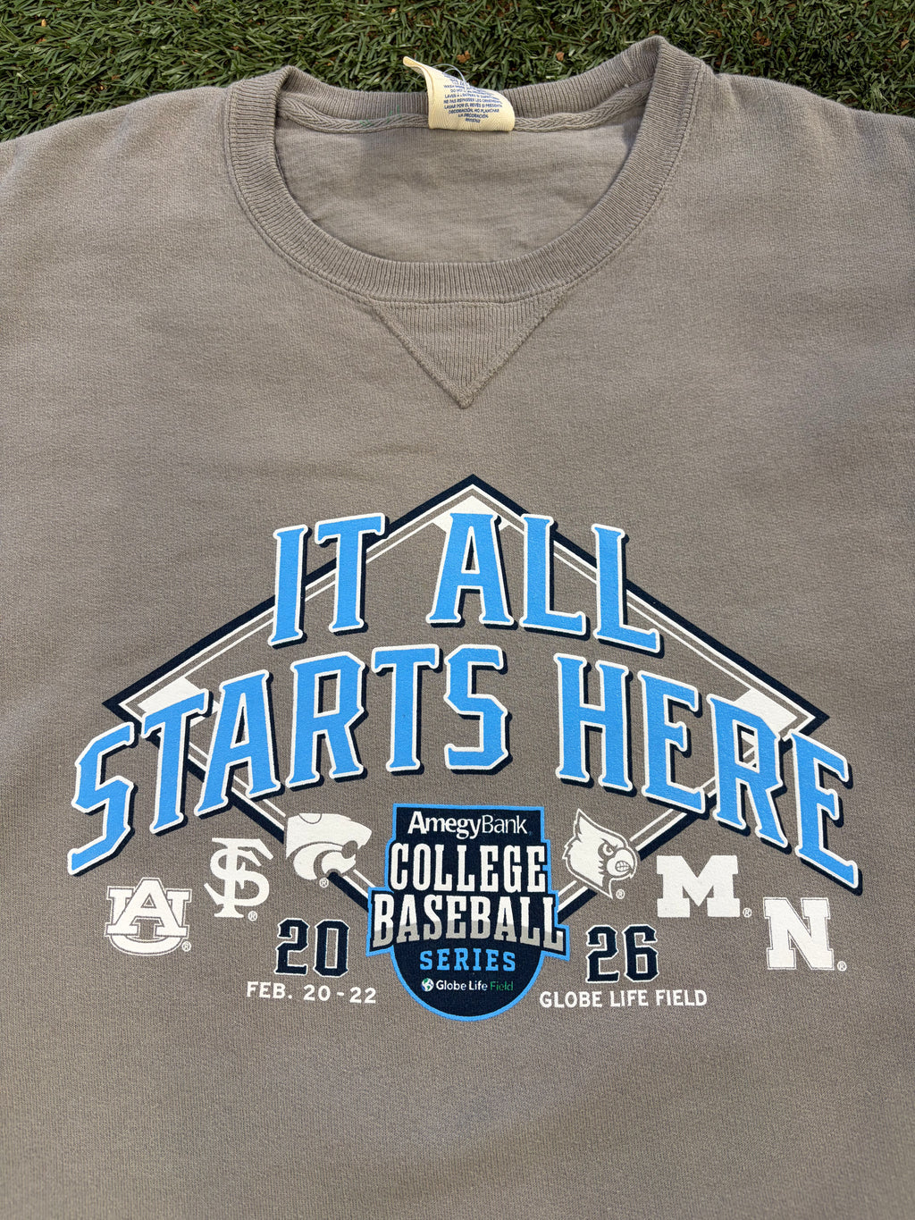 Amegy Bank College Baseball Series Weekend 2 Crewneck