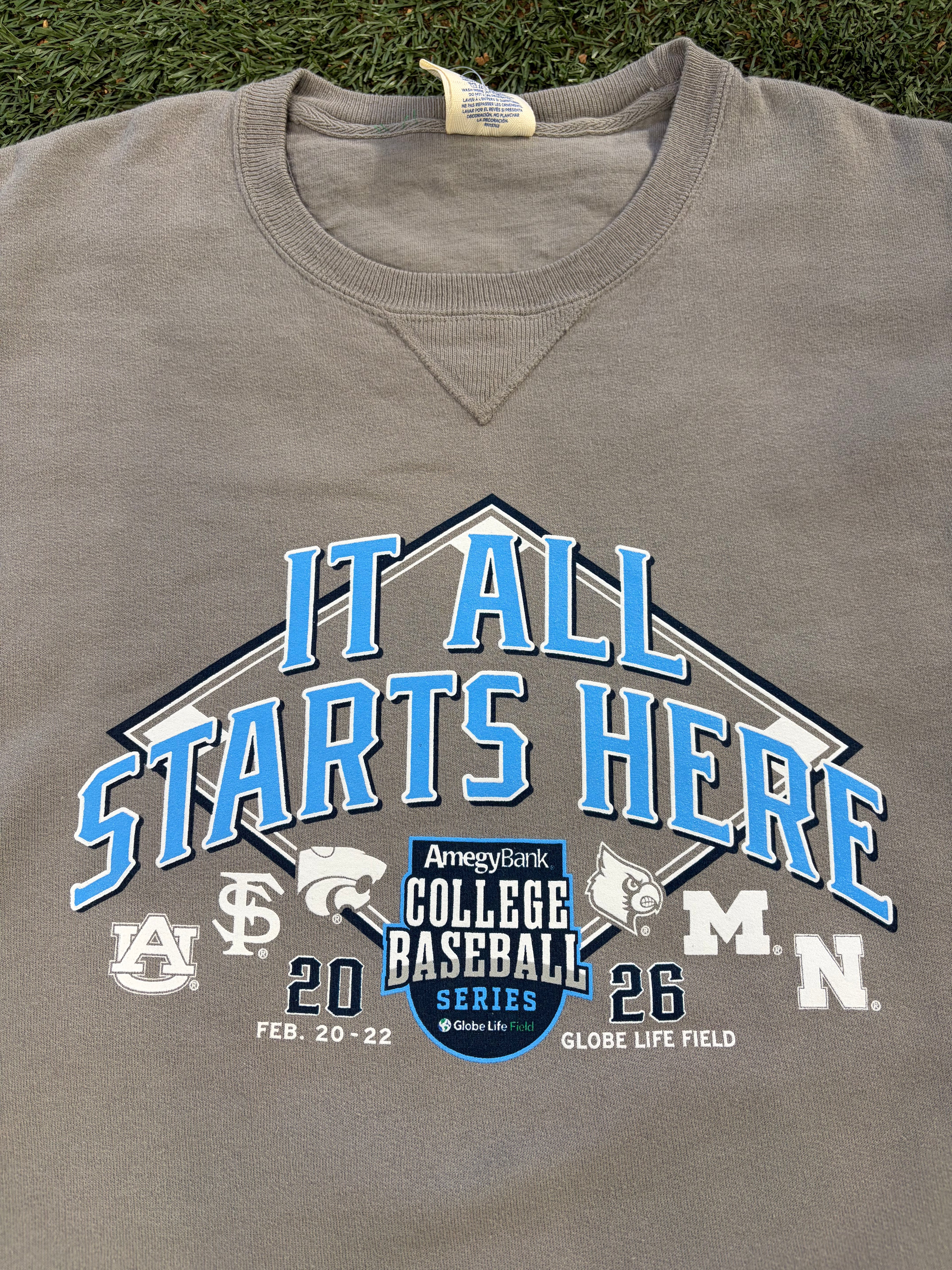 Amegy Bank College Baseball Series Weekend 2 Crewneck